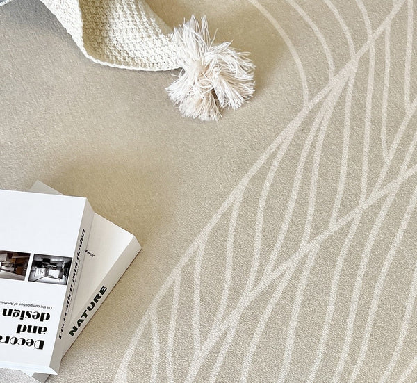 Living Room Abstract Modern Rugs, Modern Rugs under Dining Room Table, Modern Geometric Carpets for Sale, Contemporary Modern Rugs Next to Bed-Silvia Home Craft