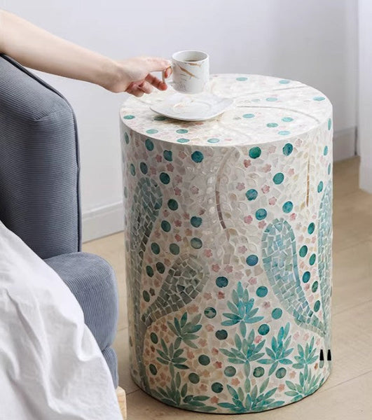 Unique Small End Table, Portable Casual Side Table, Creative Coffee Table, Contemporary Small Sofa Side Table, Shell Small Side Table