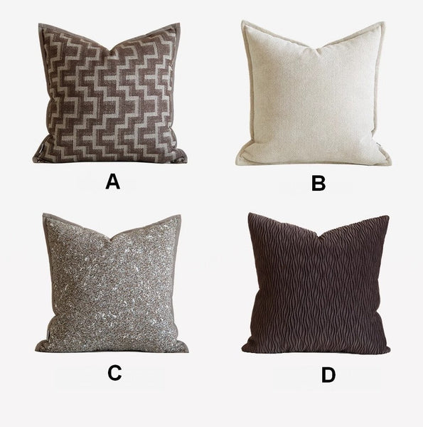 Mid Century Decorative Pillows for Couch, Geometric Modern Sofa Pillows, Contemporary Throw Pillows, Modern Pillows for Bedroom, Modern Sofa Pillows-Silvia Home Craft