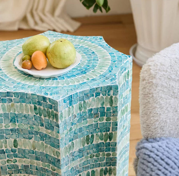 Contemporary Side Table, Contemporary Bedside Table, Bedside Small Side Table, Shell Small Sofa Side Table, Modern Side Table, Small End Table, Portable Casual Side Table, Creative Coffee Table