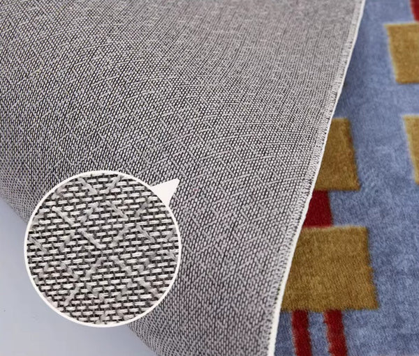 Mid Century Modern Rugs for Living Room, Vintage Area Rugs for Bedroom, Large Contemporary Area Rugs for Dining Room-Silvia Home Craft