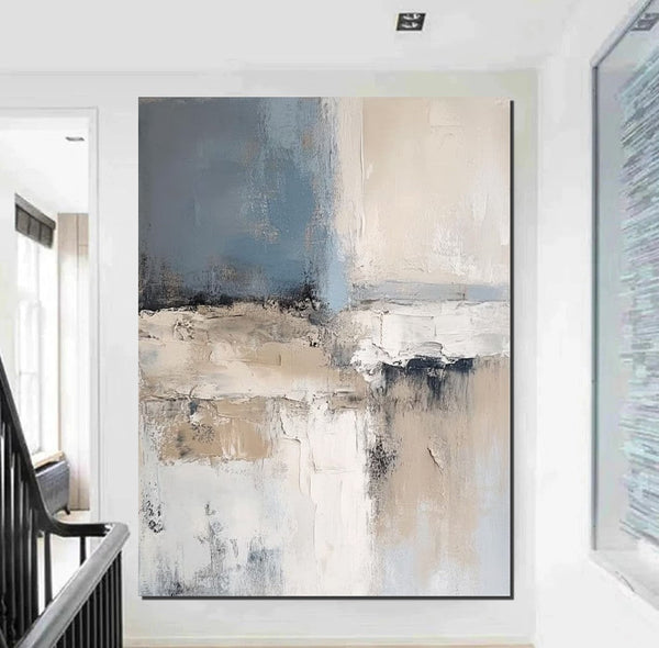 Oversized Wall Art Paintings, Modern Abstract Painting, Hand Painted Acrylic Painting, Extra Large Paintings for Living Room-Silvia Home Craft