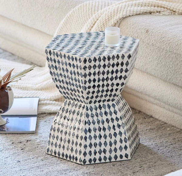 Small End Table, Modern Side Table, Bedside Small Side Table, Contemporary Bedside Table, Shell Small Sofa Side Table, Portable Casual Side Table, Creative Coffee Table, Contemporary Side Table