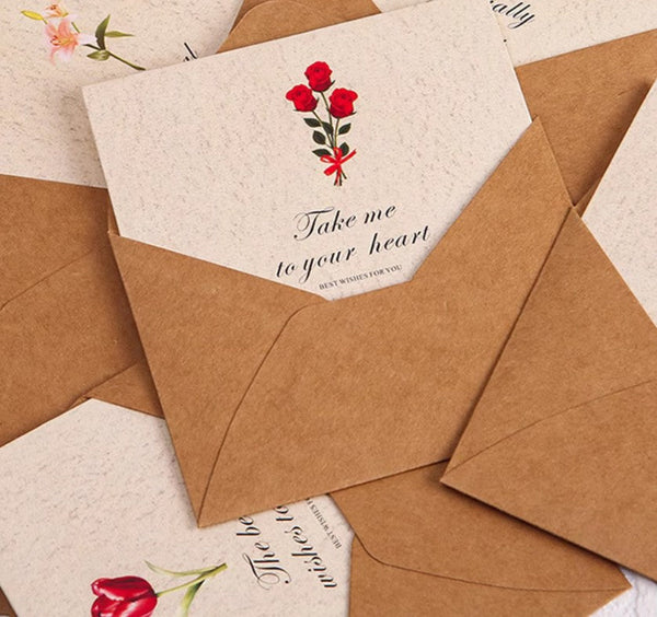 Greeting Cards for Friends, Anniversary Greeting Cards, Creative Birthday Greeting Card, Beautiful Valentine's Day Greeting Card, Greeting Cards to Mother-Silvia Home Craft