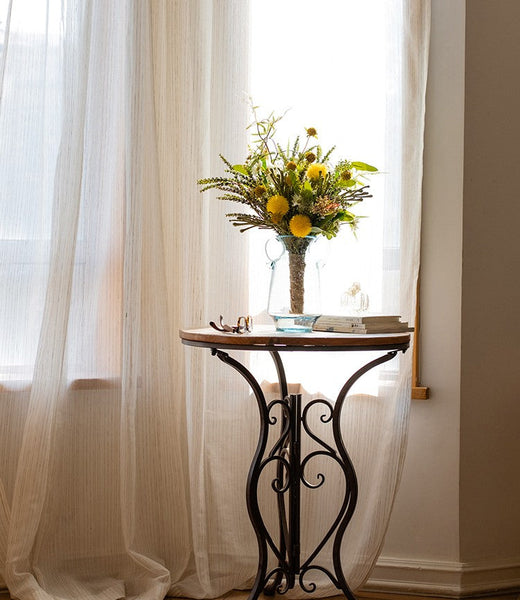 Beautiful Modern Artificial Flowers for Dining Room Table, Dandelion, Wheat Branch, Eucalyptus Globulus, Unique Flower Arrangement for Home Decoration-Silvia Home Craft