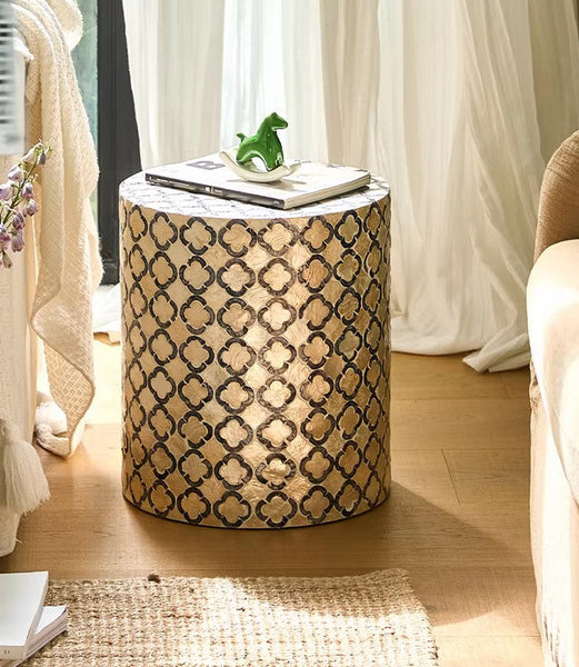 Contemporary Bedside Table, Bedside Small Side Table, Creative Coffee Table, Contemporary Side Table, Modern Side Table, Small End Table, Portable Casual Side Table, Shell Small Sofa Side Table