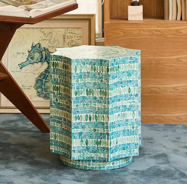 Contemporary Side Table, Contemporary Bedside Table, Bedside Small Side Table, Shell Small Sofa Side Table, Modern Side Table, Small End Table, Portable Casual Side Table, Creative Coffee Table