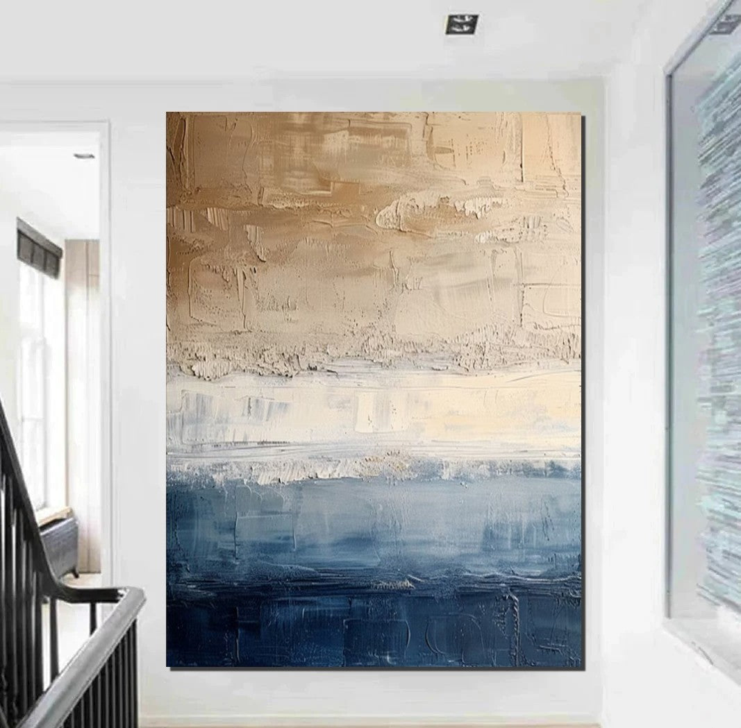 Huge Canvas Painting, Simple Painting Ideas, Living Room Wall Art Paintings, Modern Canvas Painting for Bedroom, Extra Large Paintings on Canvas-Silvia Home Craft