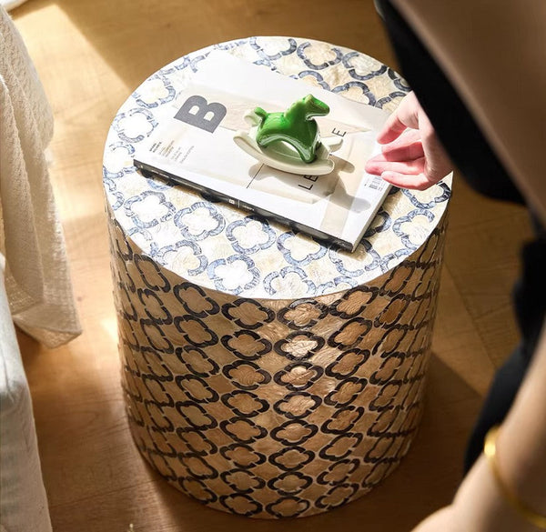 Contemporary Bedside Table, Bedside Small Side Table, Creative Coffee Table, Contemporary Side Table, Modern Side Table, Small End Table, Portable Casual Side Table, Shell Small Sofa Side Table