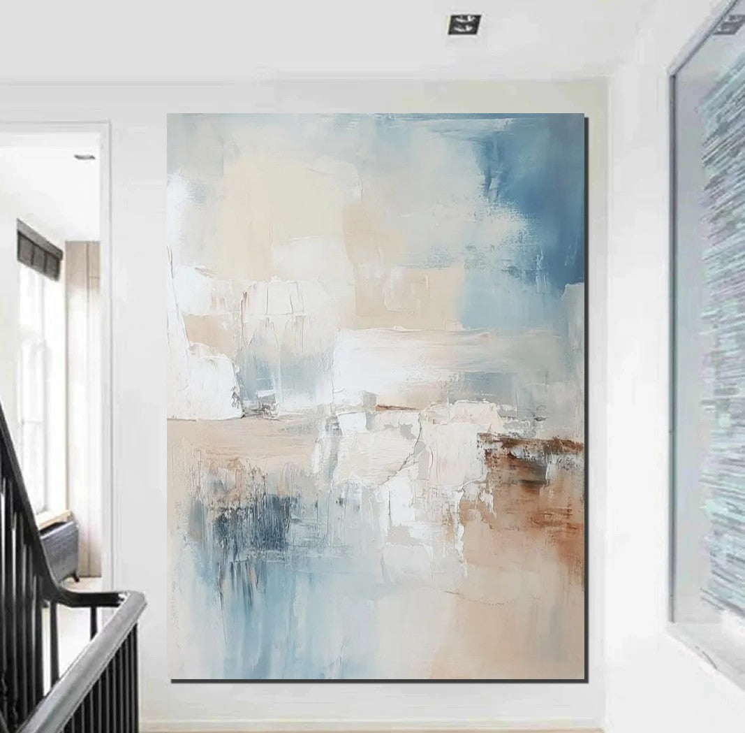 Simple Painting Ideas, Living Room Wall Art Paintings, Modern Canvas Painting for Bedroom, Extra Large Paintings on Canvas, Huge Canvas Painting-Silvia Home Craft