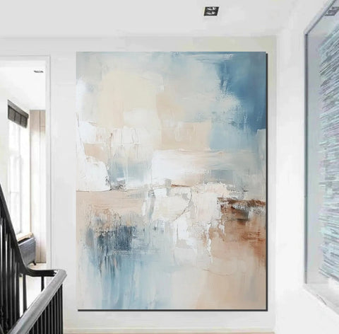 Simple Painting Ideas, Living Room Wall Art Paintings, Modern Canvas Painting for Bedroom, Extra Large Paintings on Canvas, Huge Canvas Painting-Silvia Home Craft