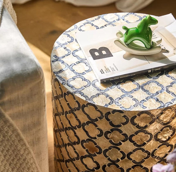 Contemporary Bedside Table, Bedside Small Side Table, Creative Coffee Table, Contemporary Side Table, Modern Side Table, Small End Table, Portable Casual Side Table, Shell Small Sofa Side Table