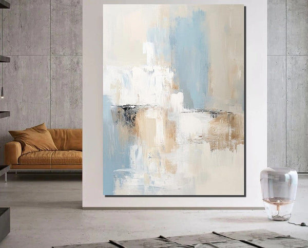 Living Room Wall Art Paintings, Modern Canvas Painting for Bedroom, Simple Painting Ideas, Extra Large Paintings on Canvas, Huge Canvas Painting-Silvia Home Craft