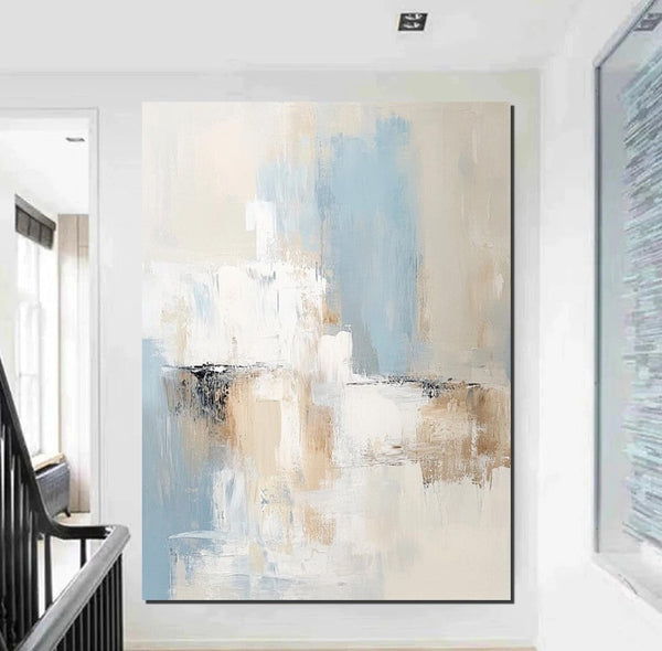 Living Room Wall Art Paintings, Modern Canvas Painting for Bedroom, Simple Painting Ideas, Extra Large Paintings on Canvas, Huge Canvas Painting-Silvia Home Craft