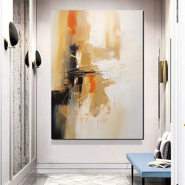 Dining Room Wall Art Paintings, Simple Modern Art, Wall Art Paintings, Buy Paintings Online, Simple Abstract Painting, Large Paintings for Bedroom-Silvia Home Craft