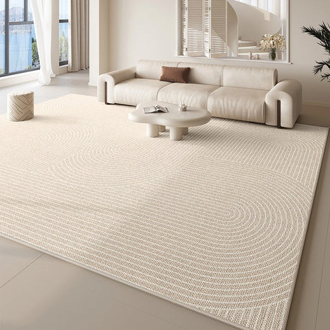 Living Room Modern Rug Placement Ideas, Contemporary Modern Rugs for Bedroom, Abstract Rugs for Dining Room, Geometric Modern Rugs for Sale-Silvia Home Craft