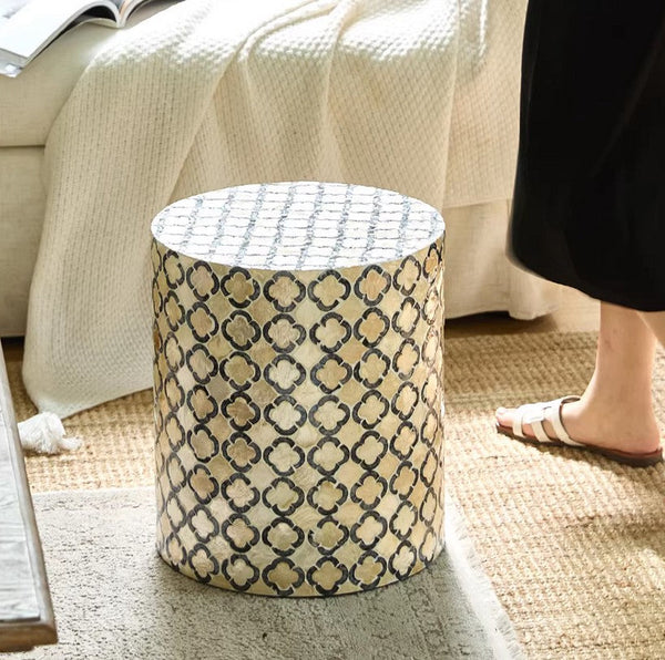 Contemporary Bedside Table, Bedside Small Side Table, Creative Coffee Table, Contemporary Side Table, Modern Side Table, Small End Table, Portable Casual Side Table, Shell Small Sofa Side Table