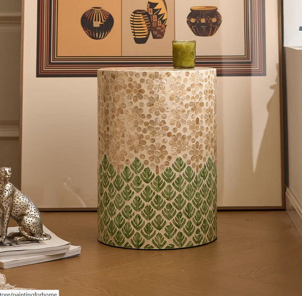 Small End Table, Portable Casual Side Table, Shell Small Sofa Side Table, Modern Side Table, Contemporary Bedside Table, Bedside Small Side Table, Creative Coffee Table, Contemporary Side Table