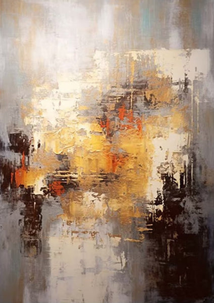 Simple Modern Art, Wall Art Paintings, Buy Paintings Online, Simple Abstract Painting, Large Paintings for Bedroom, Bedroom Wall Art Paintings-Silvia Home Craft