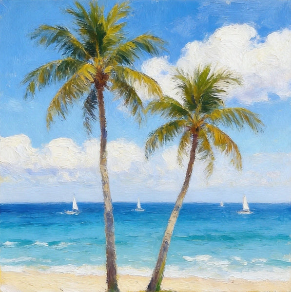 Small Canvas Wall Art Paintings, Hand Painted Canvas Art, Original Landscape Paintings, Original Oil Paintings, Buy Small Paintings Online-Silvia Home Craft