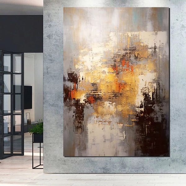 Simple Modern Art, Wall Art Paintings, Buy Paintings Online, Simple Abstract Painting, Large Paintings for Bedroom, Bedroom Wall Art Paintings-Silvia Home Craft