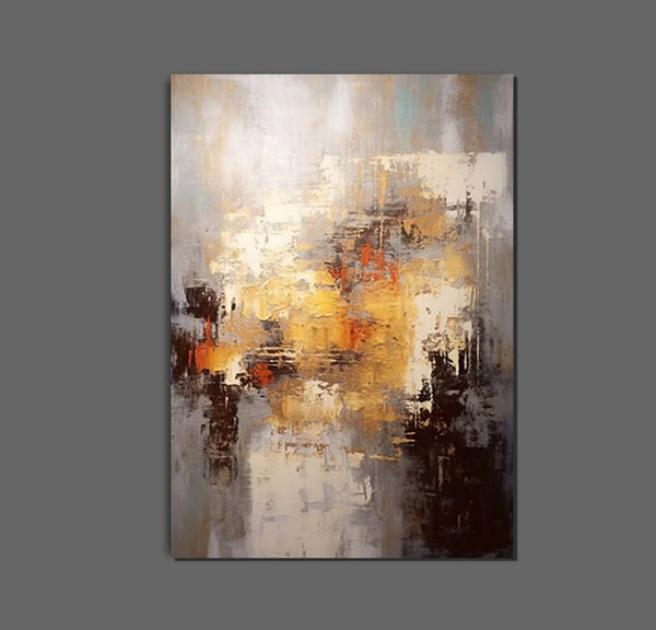Simple Modern Art, Wall Art Paintings, Buy Paintings Online, Simple Abstract Painting, Large Paintings for Bedroom, Bedroom Wall Art Paintings-Silvia Home Craft