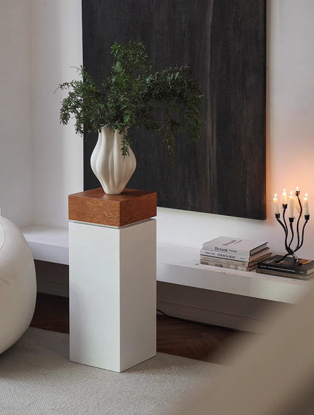 Unique Handmade Modern Flower Vase, Large Porcelain Vases for Modern Home Decor, Centerpiece Ceramic Bouquet Vases, Contemporary Vases on Dining Table-Silvia Home Craft