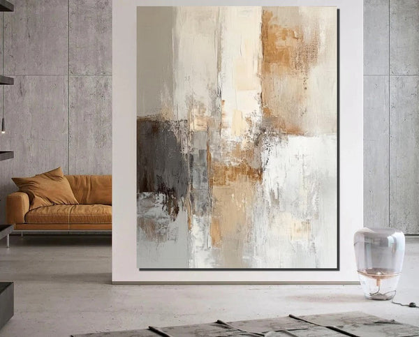 Contemporary Acrylic Wall Art Ideas, Large Abstract Paintings, Modern Canvas Painting, Large Paintings for Living Room, Simple Modern Art-Silvia Home Craft