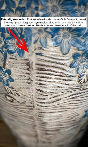 Modern Outdoor Garden Flower Pots, Extra Large Garden Flower Planters, Oversized Garden Flower Pot, Garden Ornaments, Large Resin Gardern Flower Planter-Silvia Home Craft