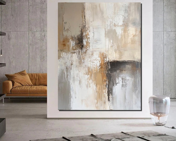 Contemporary Acrylic Wall Art Ideas, Large Abstract Paintings, Large Paintings for Living Room, Simple Modern Art, Modern Canvas Painting-Silvia Home Craft