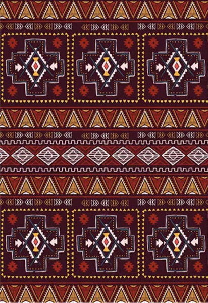 Morocco Area Rugs for Living Room, Traditional Colorful Persian Rugs for Dining Room, Traditional Persain Rugs for Bedroom-Silvia Home Craft