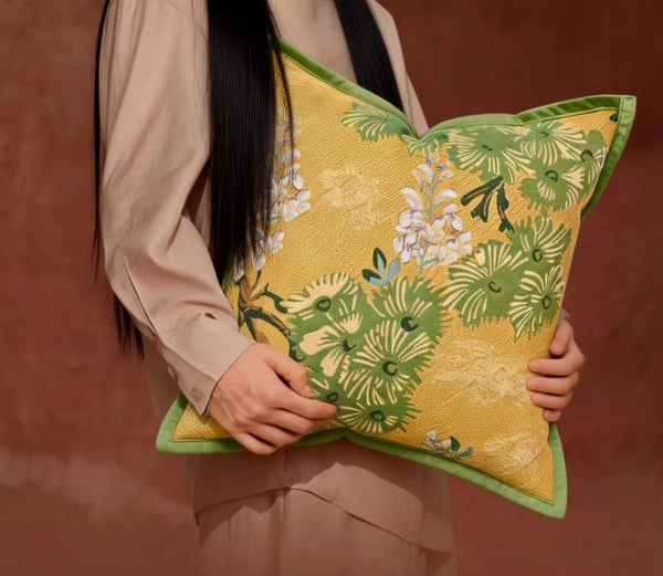 Unique Decorative Pillows for Bedroom, Modern Decorative Pillows for Couch, Decorative Cushion Covers, Decorative Pillow Arrangement Ideas for Interior Design-Silvia Home Craft