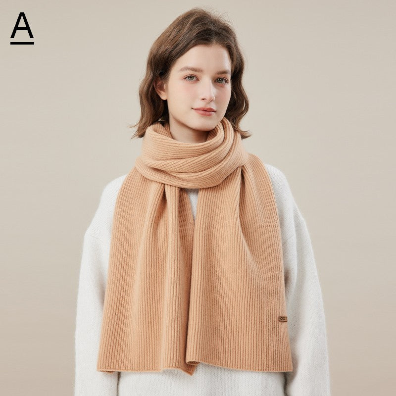 Fashion Designer Scarf, Casual Scarf for Women, Modern Winter Scarf, Cold Weather Scarf, Wool Scarf for Women, Soft Cashmere Scarf for Women-Silvia Home Craft