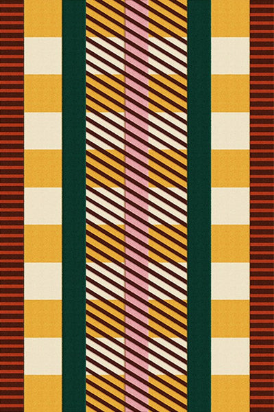 Contemporary Modern Rugs for Bedroom, Colorful Abstract Modern Area Rugs for Dining Room, Large Geometric Rugs for Living Room-Silvia Home Craft