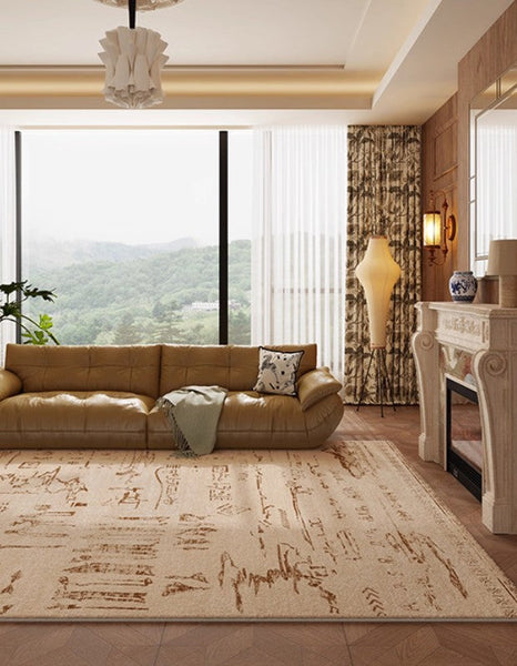 Geometric Contemporary Rugs, Abstract Contemporary Modern Rugs for Dining Room, Mid Century Modern Rugs for Living Room-Silvia Home Craft