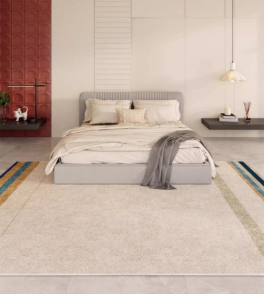 Modern Rugs under Dining Room Table, Abstract Area Rugs for Living Room, Modern Carpets for Kitchen, Geometric Contemporary Modern Rugs Next to Bed-Silvia Home Craft