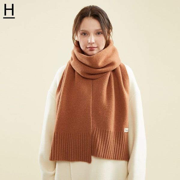 Wool Scarf for Women, Casual Scarf for Women, Fashion Designer Scarf, Cold Weather Scarf, Modern Winter Scarf, Soft Cashmere Scarf for Women-Silvia Home Craft