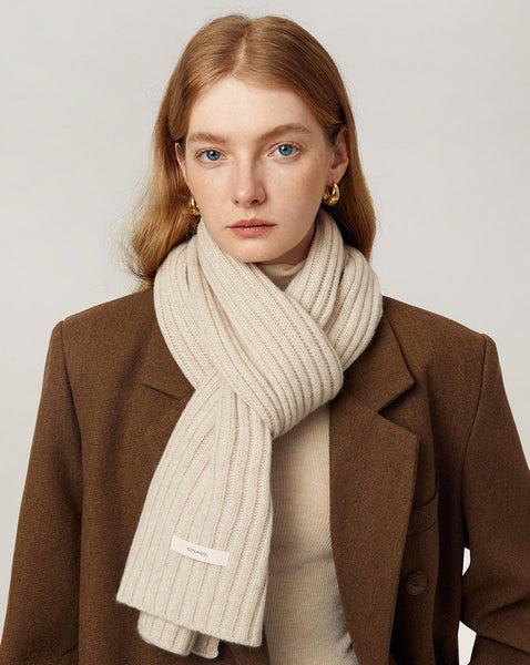 Modern Wool Scarf for Women, Casual Scarf for Women, Winter Wool Scarf, Unique Christmas Gift for Girl, Cold Weather Scarves, Soft Wool Scarf for Women-Silvia Home Craft