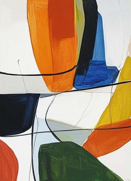 Large Abstract Paintings on Canvas, Large Painting for Sale, Hand Painted Canvas Art, Acrylic Paintings for Living Room-Silvia Home Craft