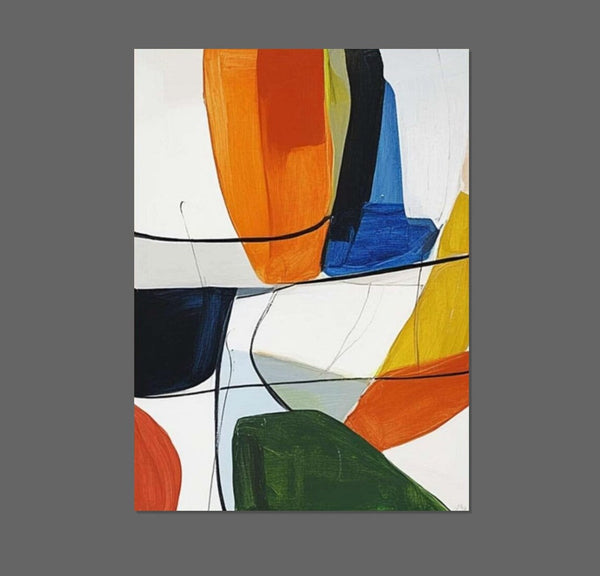 Large Abstract Paintings on Canvas, Large Painting for Sale, Hand Painted Canvas Art, Acrylic Paintings for Living Room-Silvia Home Craft