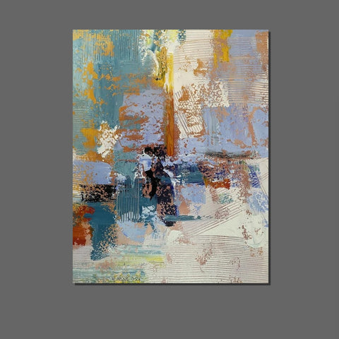 Acrylic Abstract Painting Behind Sofa, Acrylic Painting for Sale, Large Painting on Canvas, Living Room Wall Art Paintings, Buy Paintings Online-Silvia Home Craft