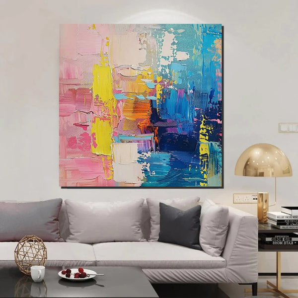 Oversized Modern Art, Canvas Paintings for Living Room, Large Wall Art for Bedroom, Contemporary Modern Paintings, Hand Painted Art Paintings-Silvia Home Craft