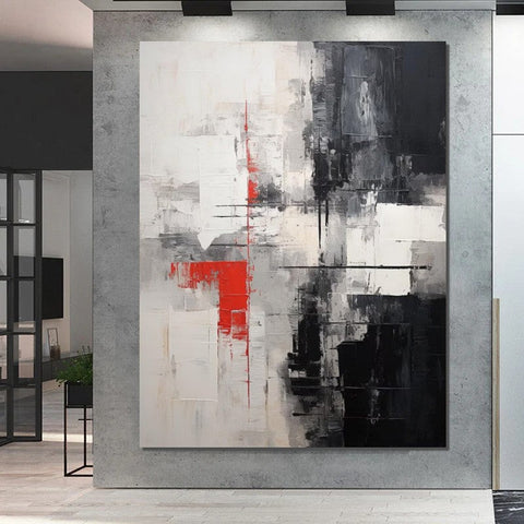 Large Painting for Sale, Hand Painted Canvas Art, Large Abstract Paintings on Canvas, Acrylic Paintings for Living Room-Silvia Home Craft
