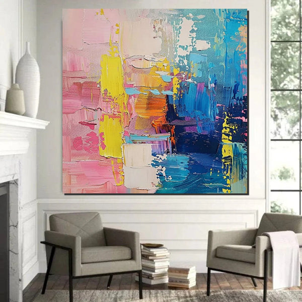 Oversized Modern Art, Canvas Paintings for Living Room, Large Wall Art for Bedroom, Contemporary Modern Paintings, Hand Painted Art Paintings-Silvia Home Craft