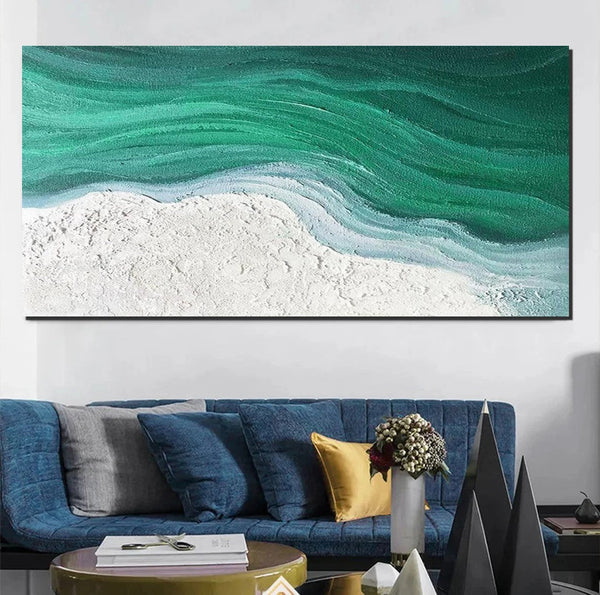 Modern Canvas Paintings for Bedroom, Extra Large Paintings for Living Room, Abstract Wall Art Paintings, Simple Modern Art, Abstract Landscape Paintings-Silvia Home Craft