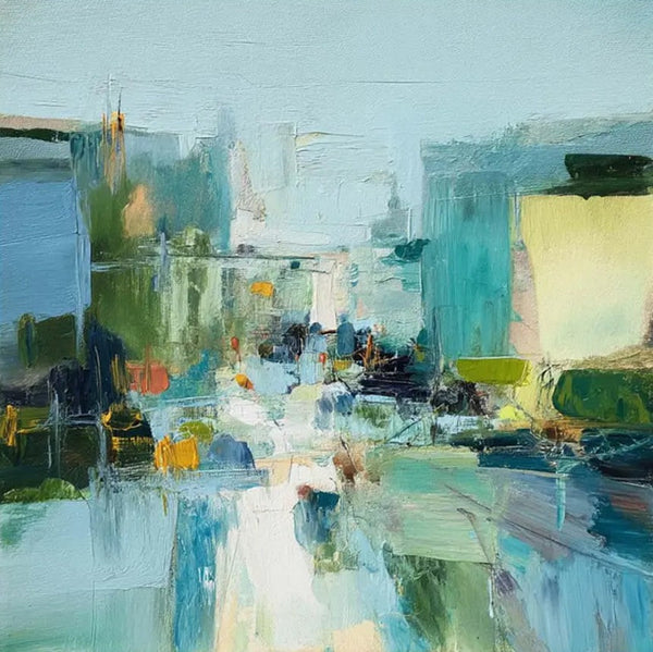 Abstract Wall Art on Canvas, Modern Paintings for Bedroom, Hand Painted Canvas Art, Contemporary Art on Canvas, Original Acrylic Paintings-Silvia Home Craft