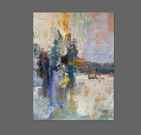 Living Room Acrylic Painting, Modern Wall Art Ideas for Dining Room, Large Canvas Painting, Contemporary Painting, Large Paintings for Bedroom-Silvia Home Craft
