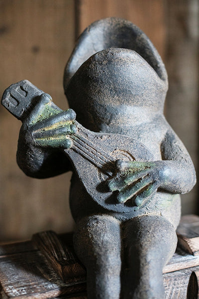 Garden Animal Statues, Unique Modern Garden Sculptures, Frog Flowerpot for Garden Decoration, Beautiful Cute Frog Statues, Creative Villa Outdoor Gardening Ideas-Silvia Home Craft