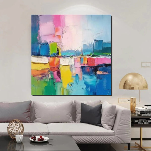 Living Room Large Wall Art, Modern Paintings for Bedroom, Heavy Texture Canvas Art, Contemporary Art on Canvas, Heavy Texture Paintings, Original Art Paintings-Silvia Home Craft