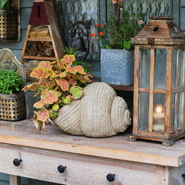 Snail Flowerpot for Garden Decoration, Cute Snail Statues, Garden Animal Statues, Unique Modern Garden Sculptures, Creative Villa Outdoor Gardening Ideas-Silvia Home Craft